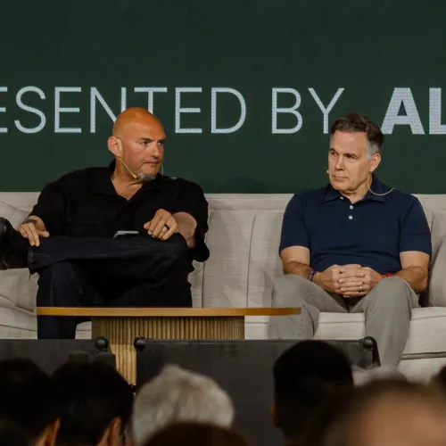 Senators John Fetterman and Dave McCormick